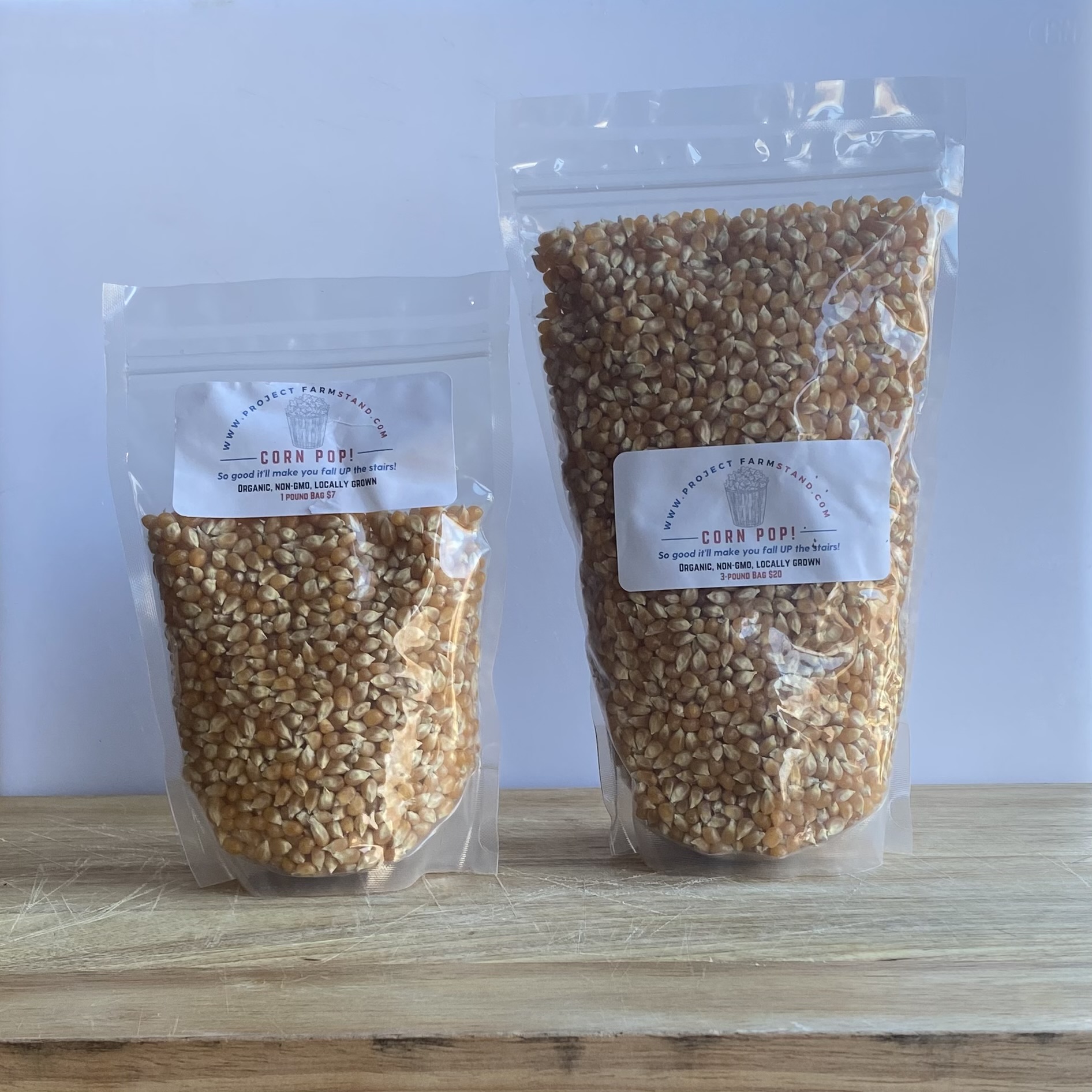 Non-GMO Organic Yellow Popcorn - 1 lb