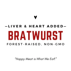 Bratwurst with Liver & Heart Added