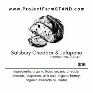 Salsbury Cheddar and Jalapeno Sourdough Bread