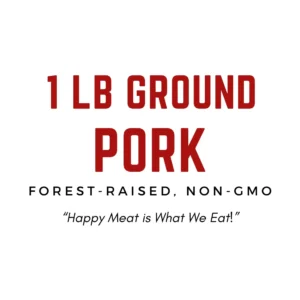 Ground Pork 1 LB Avg