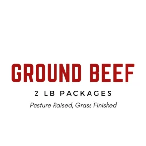 Ground Beef 2 LB Pkg AVG