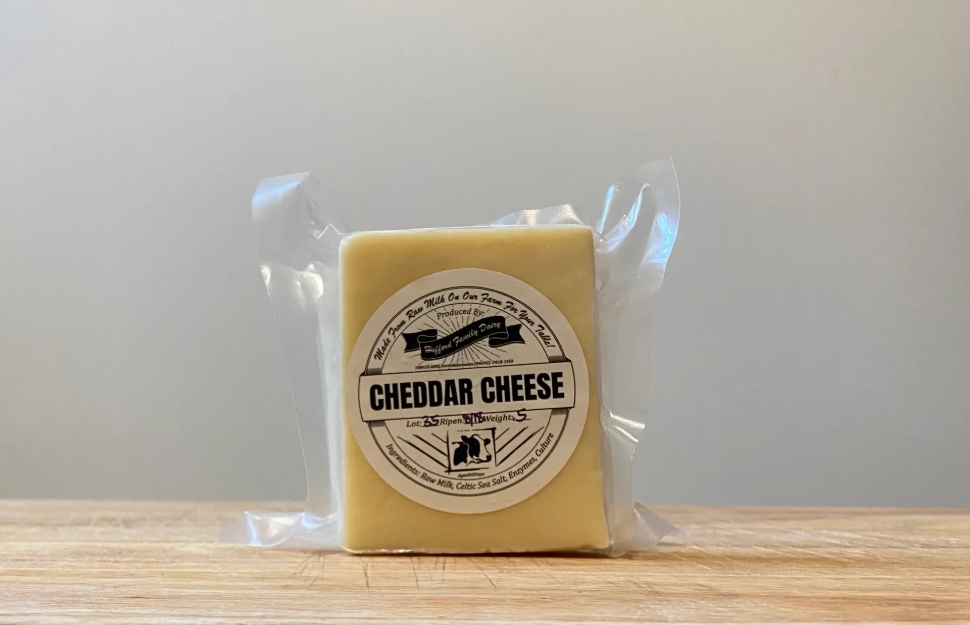 Delicious Raw Milk Cheese (White Cheddar) - Image 2