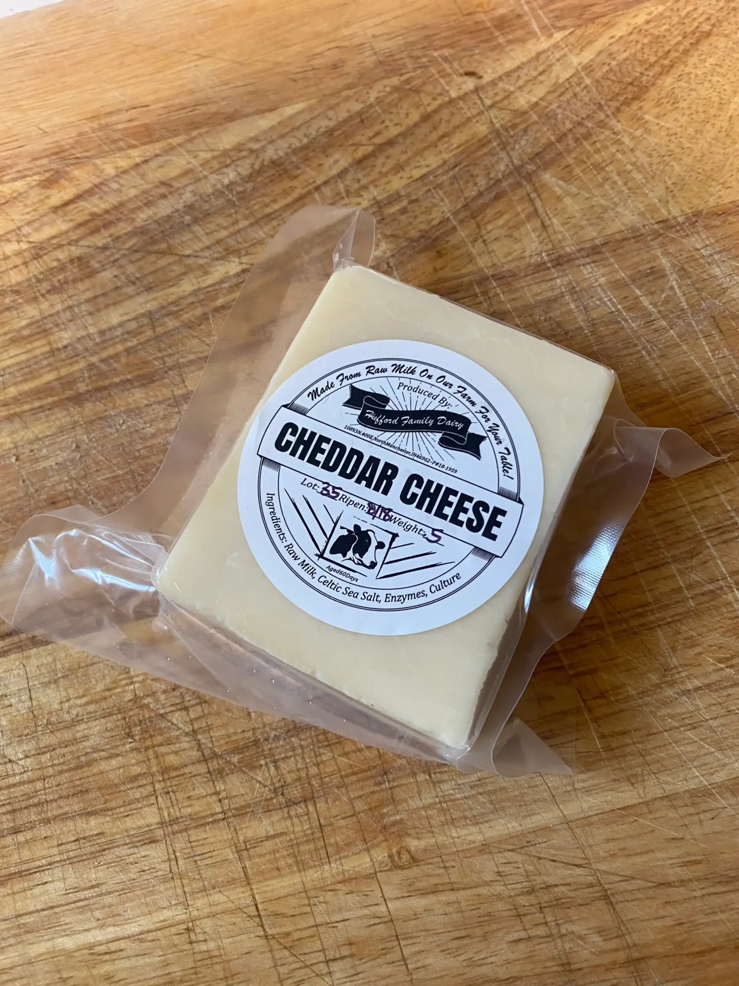 Delicious Raw Milk Cheese (White Cheddar) - Image 3